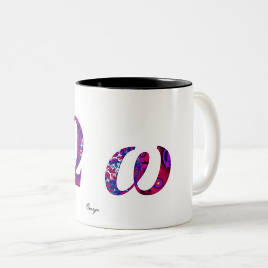 OMEGA ZWEIFARBIGE TASSE (VorderseiteRechts)