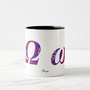 OMEGA ZWEIFARBIGE TASSE