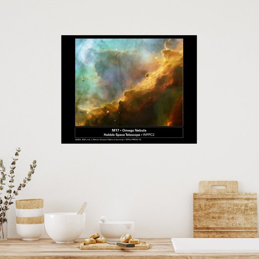 OmegaNebula-M17-2003-13a Poster (Küche)