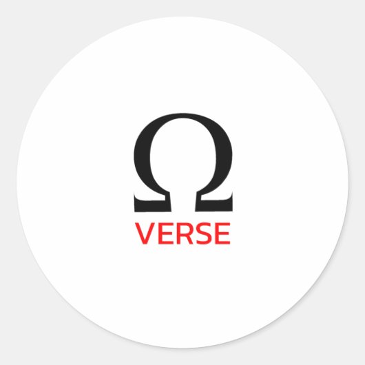 Omegaverse Runder Aufkleber (Vorderseite)