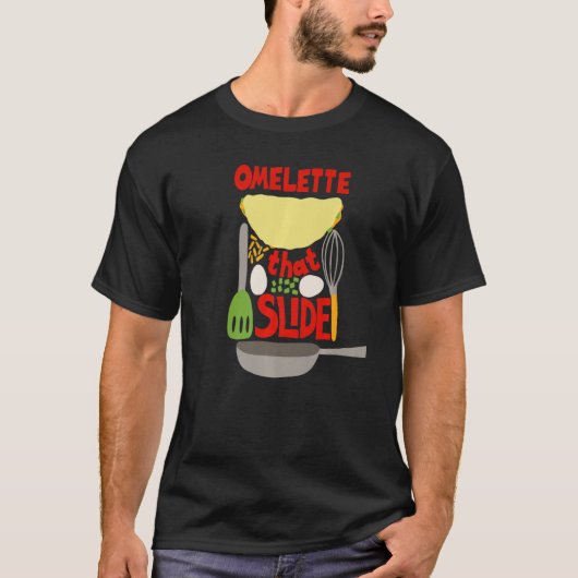 Omelet, dass Lebensmittel Pun Vater Joke Graphic T-Shirt (Vorderseite)