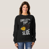 Omelet, dass Slide-Bekleidung Sweatshirt (Vorne ganz)