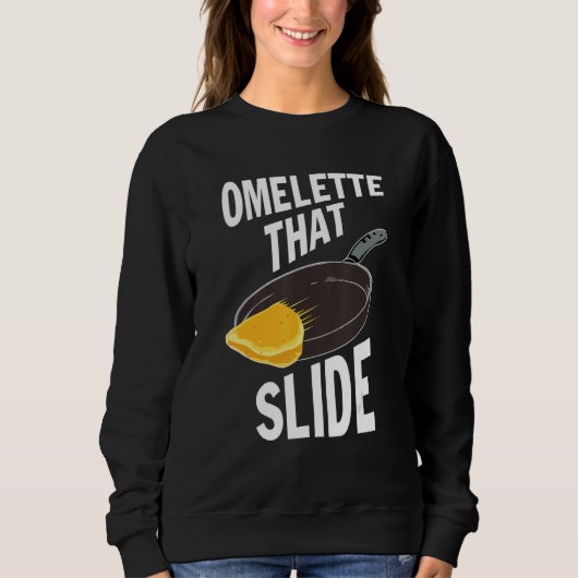 Omelet, dass Slide-Bekleidung Sweatshirt (Vorderseite)