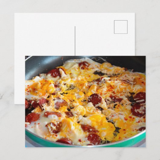 Omelet Postkarte (Vorne/Hinten)