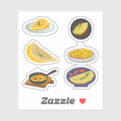 Omelet Stickers Aufkleber (Blatt)