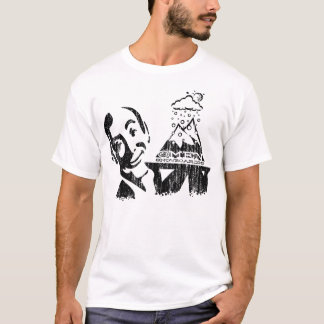 Omen Gedientes-oben Pulver (Vintage schwarze T-Shirt