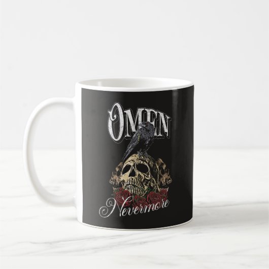 Omen - Gothic Streetwear Design Kaffeetasse (Links)