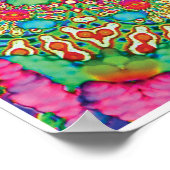 Omen Kinetic Collage Kaleidoscope Poster (Ecke)