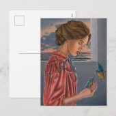 "Omen"-Postkarte Feiertagspostkarte (Vorne/Hinten)