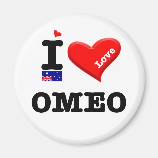 OMEO - I Liebe Magnet (Vorne)