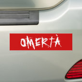 OMERTÀ AUTOAUFKLEBER (Auf Auto)