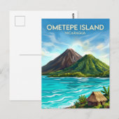 Ometepe-Insel Nicaragua Postkarte (Vorne/Hinten)