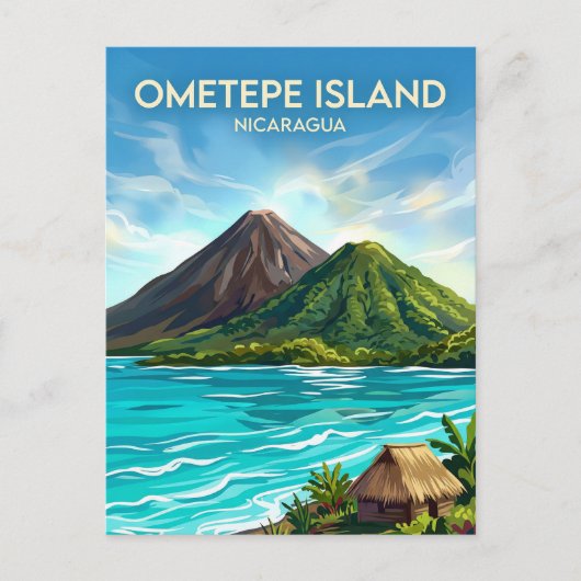 Ometepe-Insel Nicaragua Postkarte (Vorderseite)