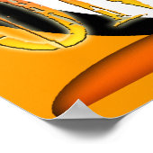 OMFG, lustiges Böses Pinguin Poster (Ecke)