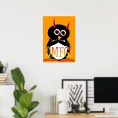 OMFG, lustiges Böses Pinguin Poster (Heimbüro)