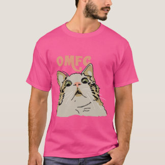 OMFG Überraschte Katze T-Shirt