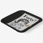 OMG 40. Geburtstag Party Funny Womans Geburtstag Pappteller (Gewinkelt)