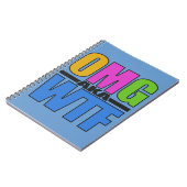 OMG aka WTF - benutzerdefiniertes Notebook Notizblock (Linke Seite)