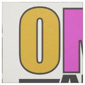 OMG aka WTF Zollgewebe Stoff (Muster)