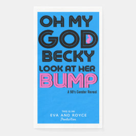 OMG Becky Schauen Sie sich ihre BUMP|Hip Hop Baby  Serviette