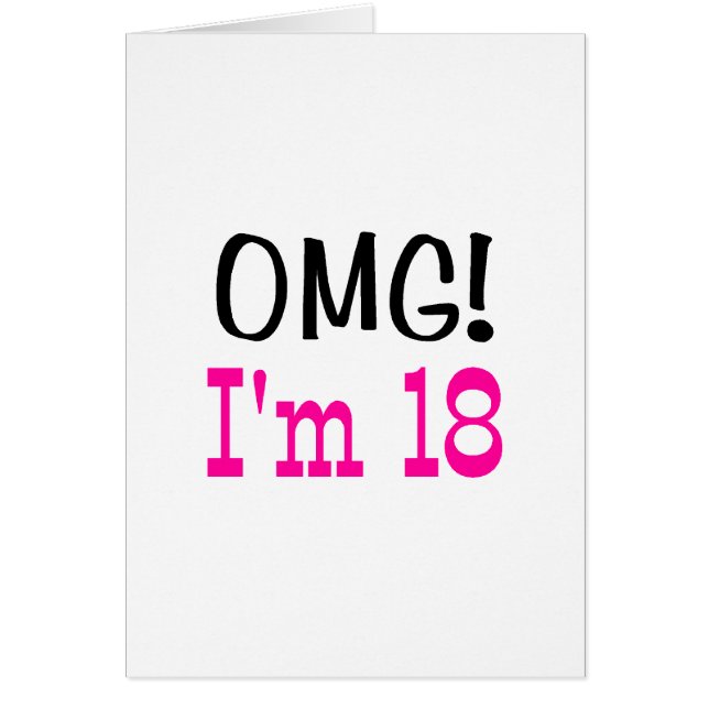 OMG bin ich 18 (Rosa) (Vorne)