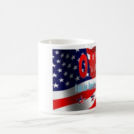 OMG bin ich ein Amerikaner jetzt! Kaffeetasse (Mittel)