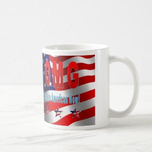 OMG bin ich ein Amerikaner jetzt! Kaffeetasse