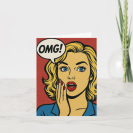 OMG Birthday Card Karte