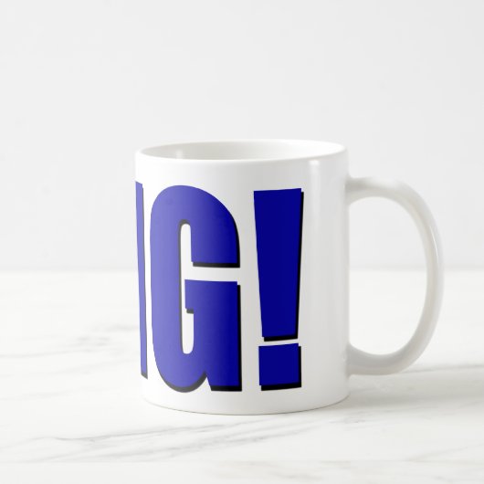 OMG! blau Kaffeetasse (Rechts)