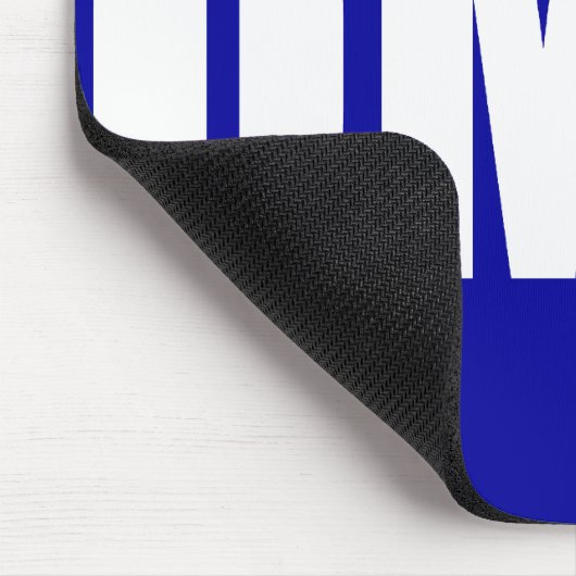 OMG! Blaue Mausunterlage (dunkel) Mousepad (Ecke)