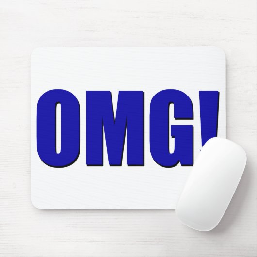 OMG! blaues Mousepad (Mit Mouse)