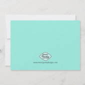 OMG Cat Emoji Girl's Geburtstag Einladung (Rückseite)