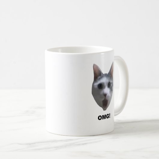 OMG CAT! (was ihn gesehen? hat) Kaffeetasse (VorderseiteRechts)