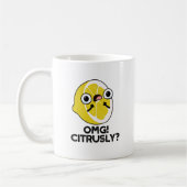 OMG Citrous Funny Fruit Citrus Pub Kaffeetasse (Links)