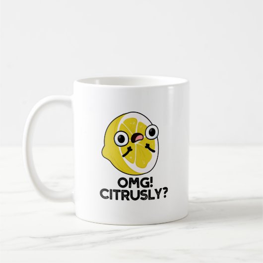 OMG Citrous Funny Fruit Citrus Pub Kaffeetasse (Links)