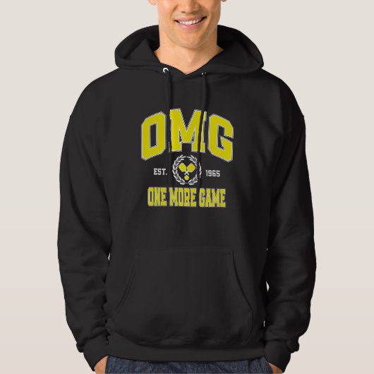 Omg ein weiteres Spiel Funny Pickleball Player Zit Hoodie (Vorderseite)