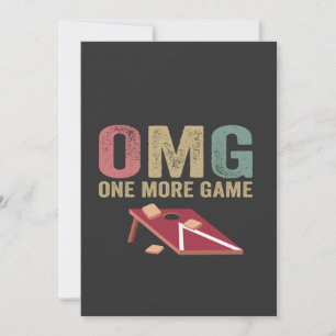 Omg ein weiteres Spiel lustige Spiel Conrhole Game Einladung