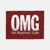 OMG: Eine wunderbare Fleece Blanke (Fußball) (Vorderseite (Horizontal))