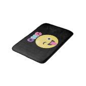 OMG Emoji Badematte (Schrägansicht)