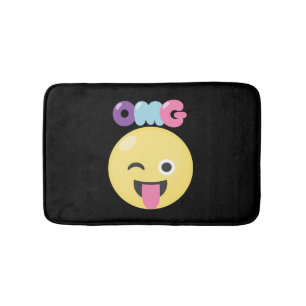 OMG Emoji Badematte