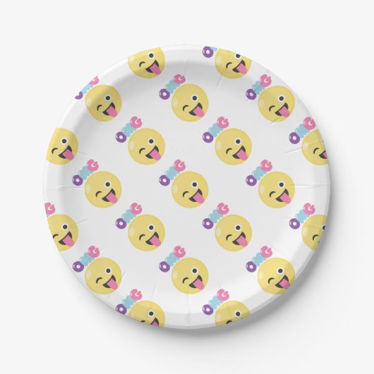 OMG Emoji Pappteller (Vorderseite)