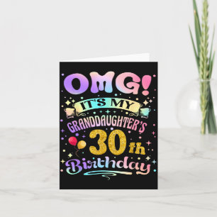 Omg Enkeltochter 30. Geburtstag 30 Jahre alt Karte