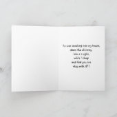 OMG! Er sagte gerade… lustiges, Feiertagskarte (Innenseite)