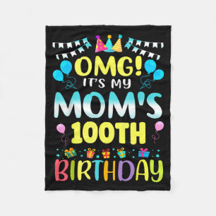 Omg Es Ist Der 100. Geburtstag Meiner Mutter Süße Fleecedecke