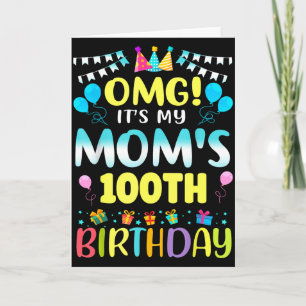 Omg Es Ist Der 100. Geburtstag Meiner Mutter Süße Karte