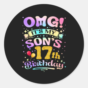 Omg Es Ist Der 17. Geburtstag Meines Sohnes Alles Runder Aufkleber