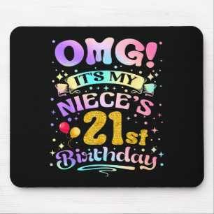 Omg Es Ist Der 21. Geburtstag Meiner Nichte Herzli Mousepad