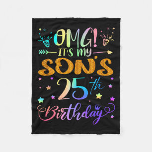 Omg Es Ist Der 25. Geburtstag Meines Sohnes Süße 2 Fleecedecke