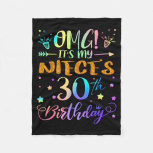 Omg Es Ist Der 30. Geburtstag Meiner Nichte Süße 3 Fleecedecke