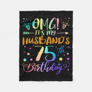 Omg Es Ist Der 75. Geburtstag Meines Mannes Süße 7 Fleecedecke